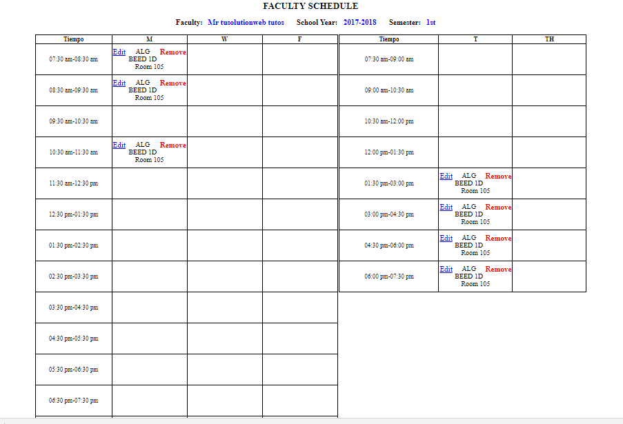 sistema para horarios de clases php mysql codigo fuente punto de venta