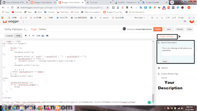 How to Generate Blogger Website HTML sitemap - Blogger Sitemap Page How to Generate Blogger Website HTML sitemap - Blogger Sitemap Page
