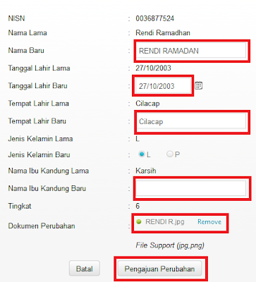 cara merubah data calon peserta ujian nasional cara merubah data calon peserta ujian nasional