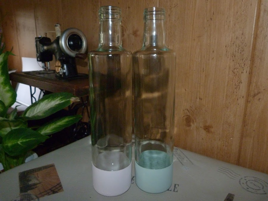 isabelvintage-vintage-botella-cristal-decorada-chalk paint