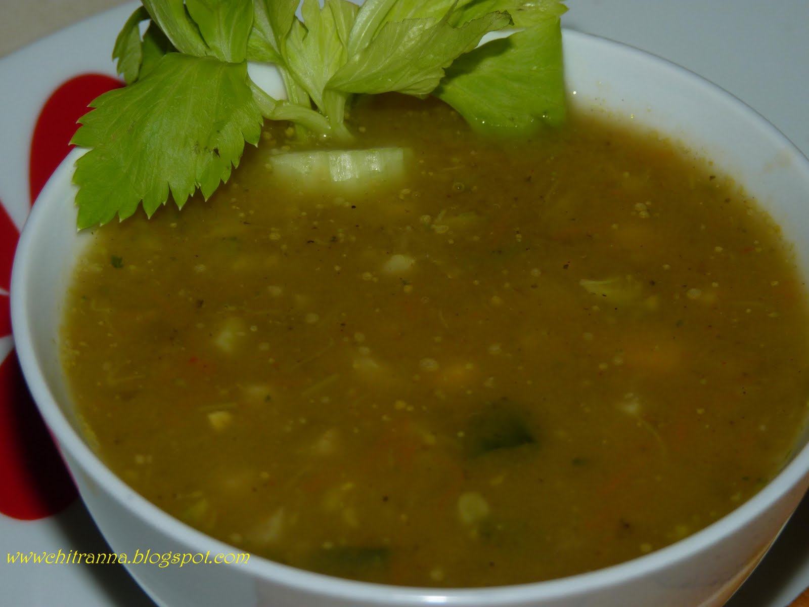Chitranna Celery Soup