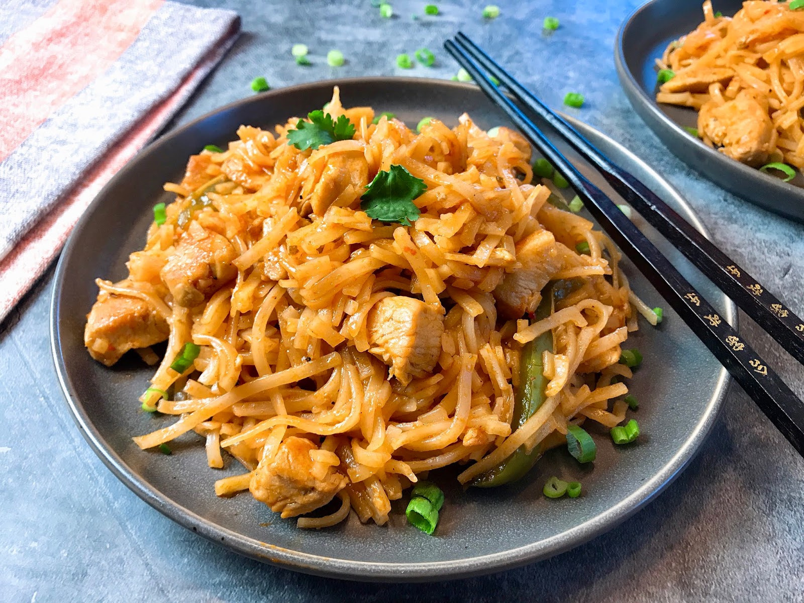 Chinese Chicken and Rice Noodles (Gluten-Free)