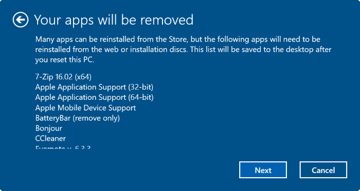 reset Windows 10 PC pic5