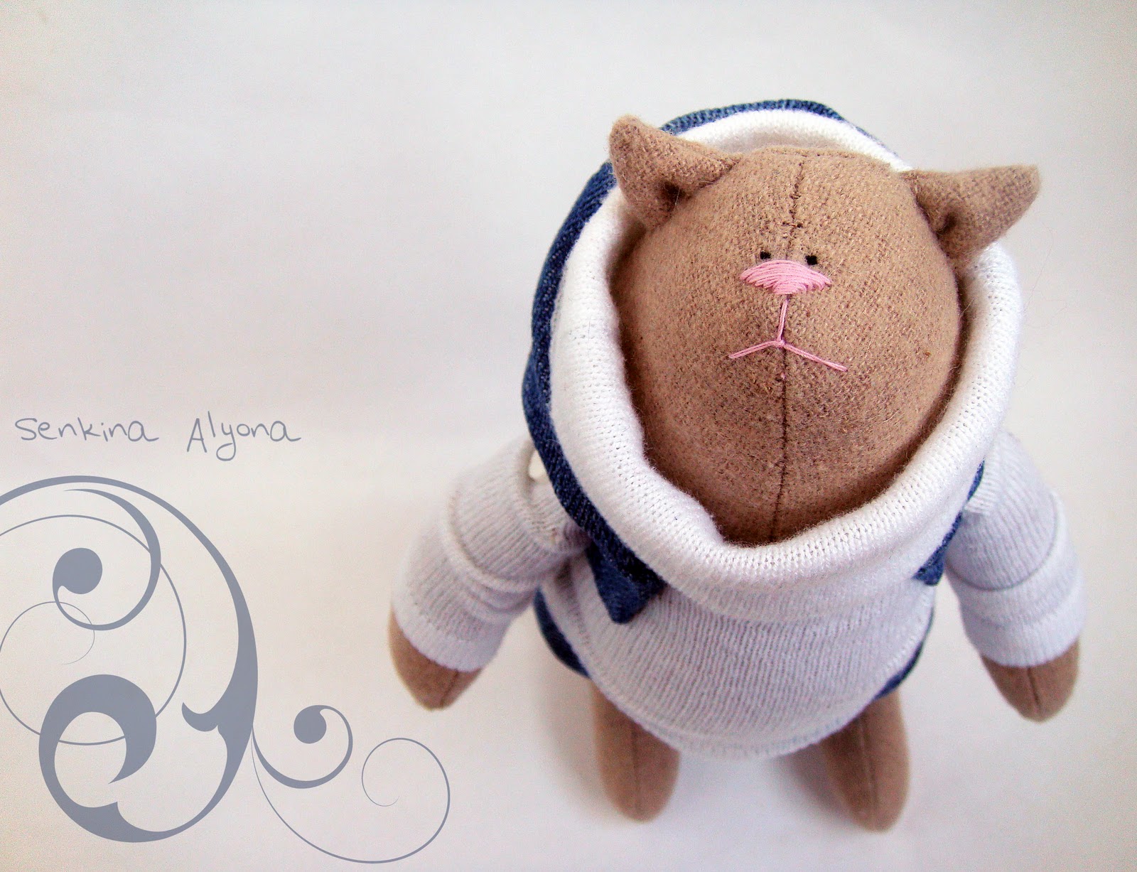 Кот димон. Игрушки своими руками юлии гомоюровой. кот gomoyurova.