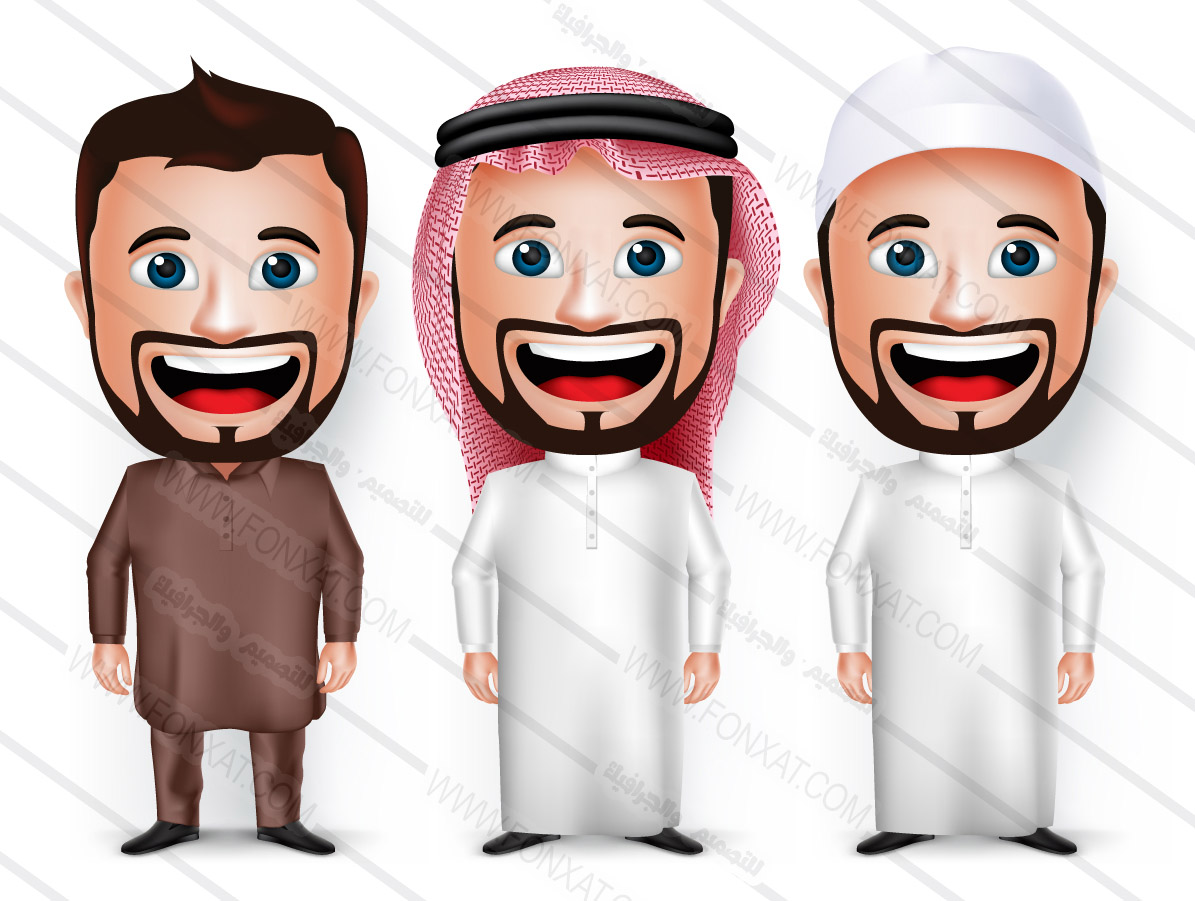 المجموعة العربية من الاشخاص الكرتون للشخصيات العربية فيكتور 2 FONXAT GFX