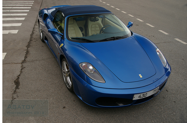 Dream Car Ferrari F430 Spider Blue
