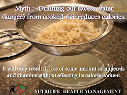 water draining rice cooked nu calories