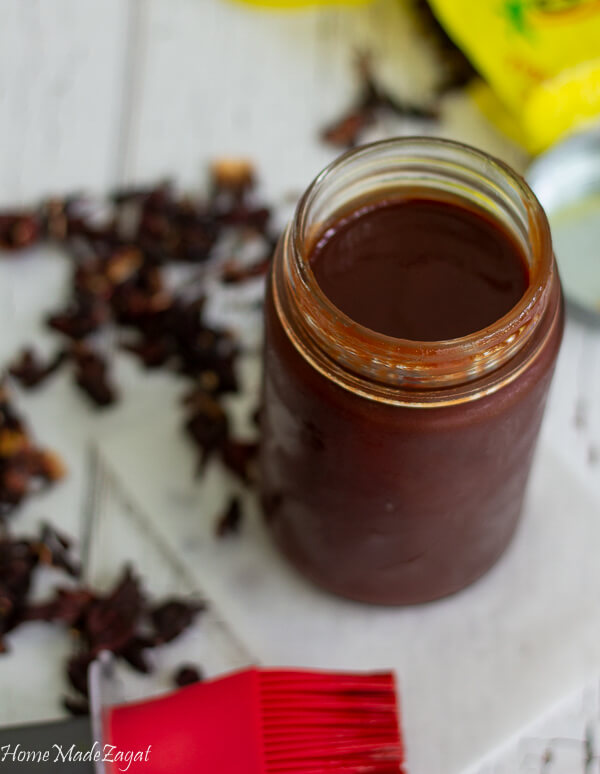 Sticky Sorrel BBQ Wings