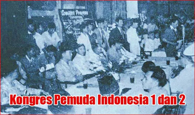Foto Kongres Pemuda Indonesia 1 dan 2