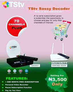 TStv Sassy Decoder to Feature A` La Carte Subscription Model TStv Sassy Decoder to Feature A` La Carte Subscription Model