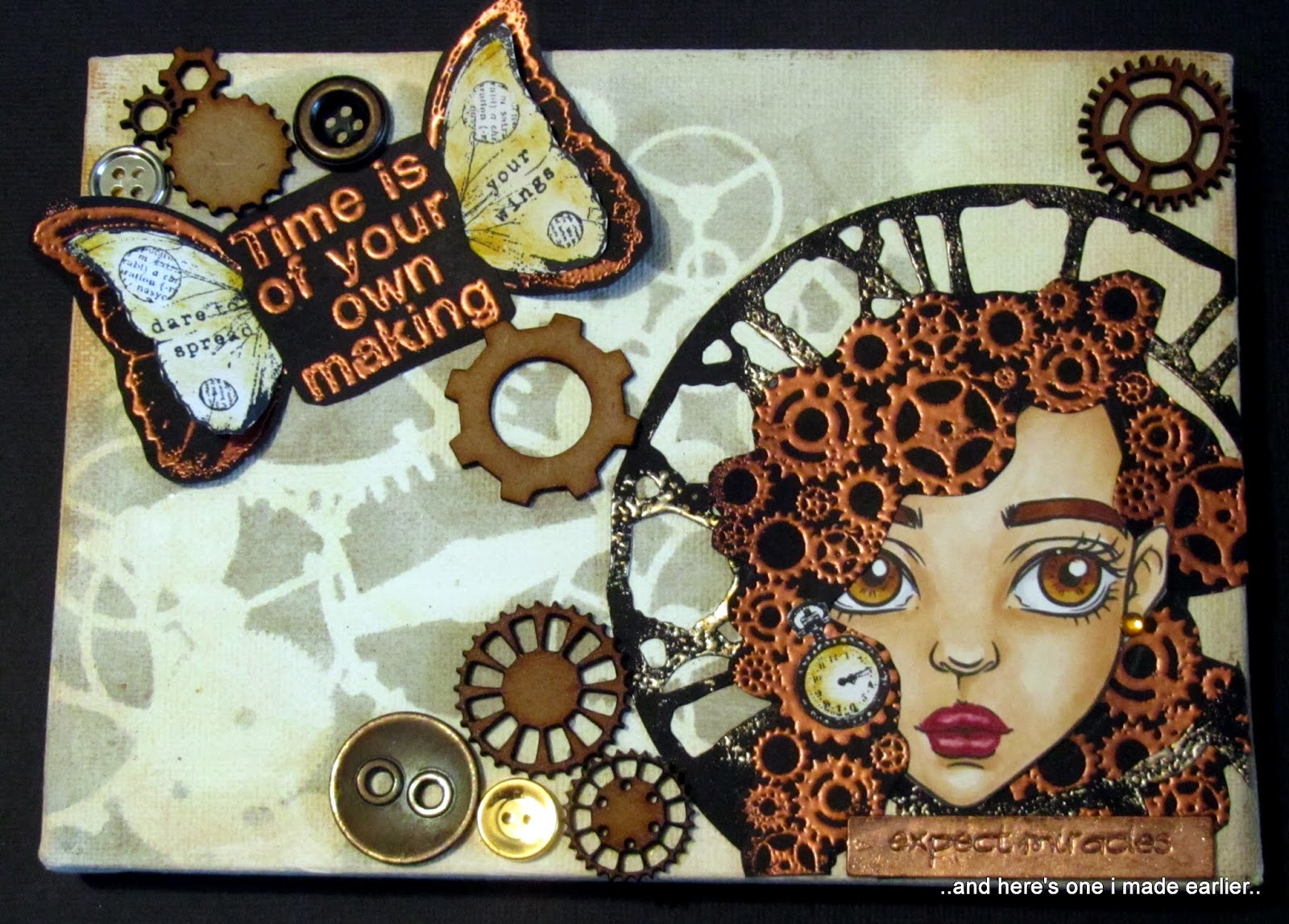and here's one i made earlier...: Steampunk canvas