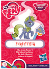 My Little Pony Wave 15 Forsythia Blind Bag Card