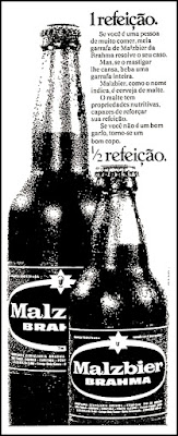 cerveja Malzbier, 1971; os anos 70; propaganda na década de 70; Brazil in the 70s, história anos 70; Oswaldo Hernandez;