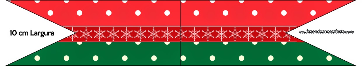 Navidad Rojo y Verde: Imprimibles Gratis para Fiestas. Banderitas o toppers para cupcakes o para poner en la comida: