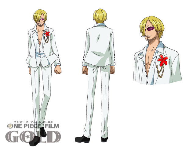One Piece Film Gold – Design de personagens