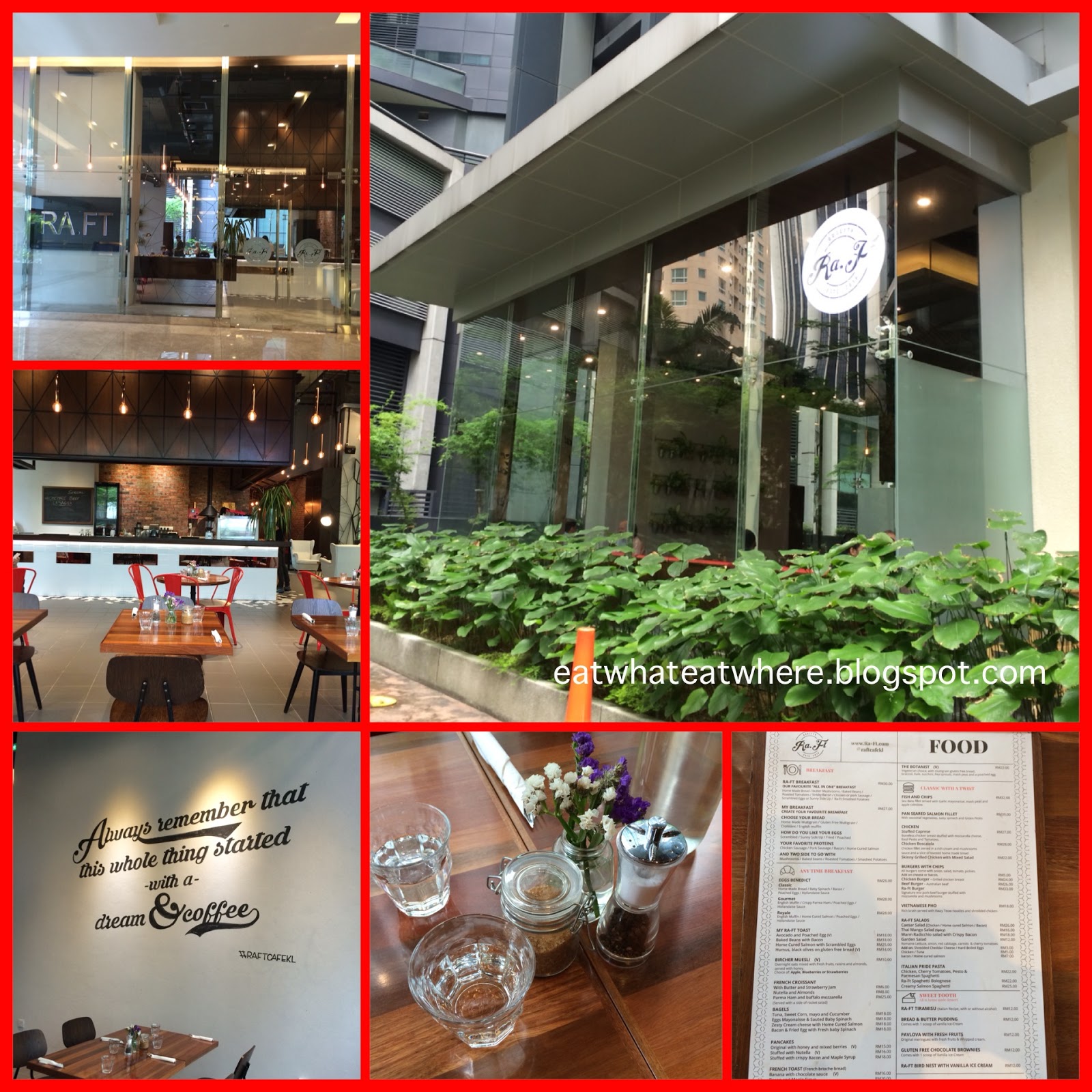 Eat what, Eat where? Ra.Ft Cafe Lorong Binjai