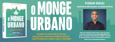 Cada um dos dez capítulos de O Monge Urbano (Nascente l 304 pp l 16,59€), de Pedram Shojai, discute um dos principais problemas do mundo moderno: stress, falta de tempo, défice de energia, problemas de sono, estilos de vida estagnados, má alimentação, desconexão com a natureza, solidão, problemas de dinheiro e ausência de objetivos de vida. A Sabedoria do Monge Urbano oferece-nos uma forma diferente de olhar para os nossos dilemas e de vislumbrar uma saída. De seguida, o Monge Urbano propõe soluções. Primeiro, surgem as Práticas Orientais, teorias simples que já demonstraram, ao longo de milénios, que resultam. Depois, as Práticas Modernas, que consistem em exercícios práticos, meditações e outras técnicas eficazes para enfrentar os problemas contemporâneos. No fim, algumas receitas e um plano de ação que irá transformar radicalmente a sua vida. Para melhor, claro.