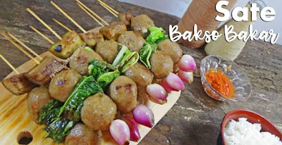 Cara Membuat Sate Bakso Bakar 2 Bahan Bumbu Sederhana Cara Membuat Sate Bakso Bakar 2 Bahan Bumbu Sederhana