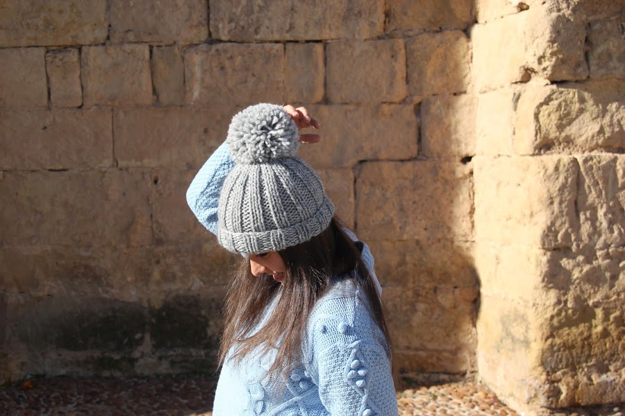 DIY Cómo hacer gorro de lana dos agujas (patrón gratis) blog de costura y blog diy