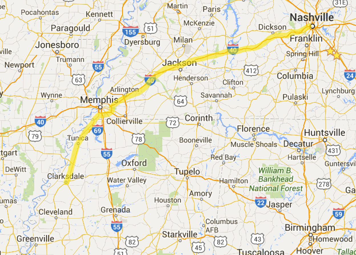 South By Southwest Route 61 Blues HIghway