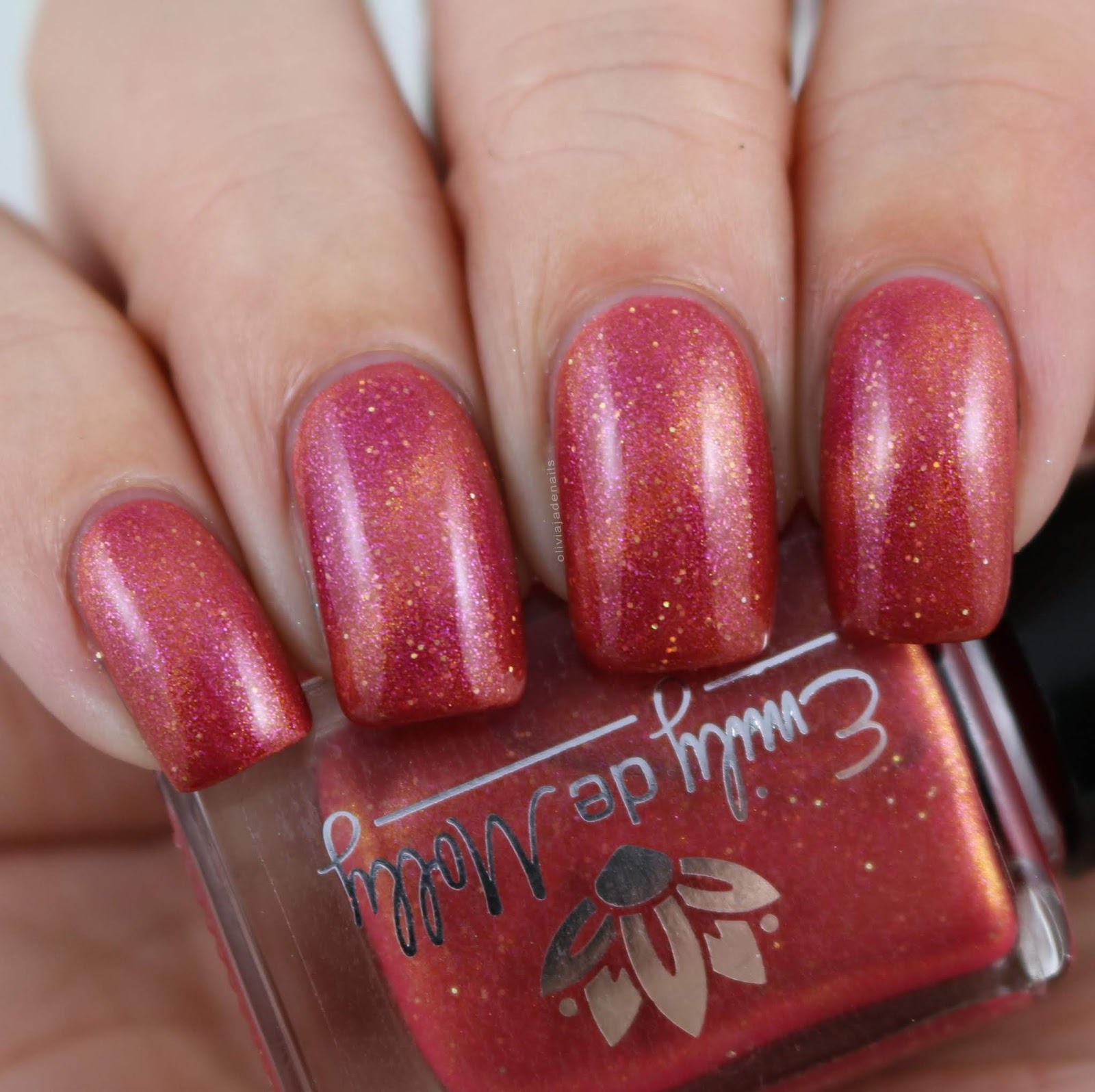 Emily de Molly Persist & Persevere swatched by Olivia Jade Nails