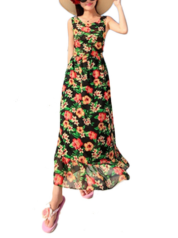  Model  baju pantai  wanita long dress cantik dan anggun 