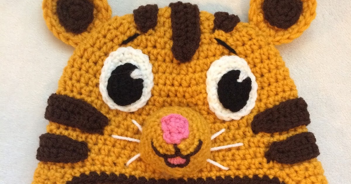 The Crocheting Mom: Crochet Daniel Tiger Hat Pattern - FREE!!!