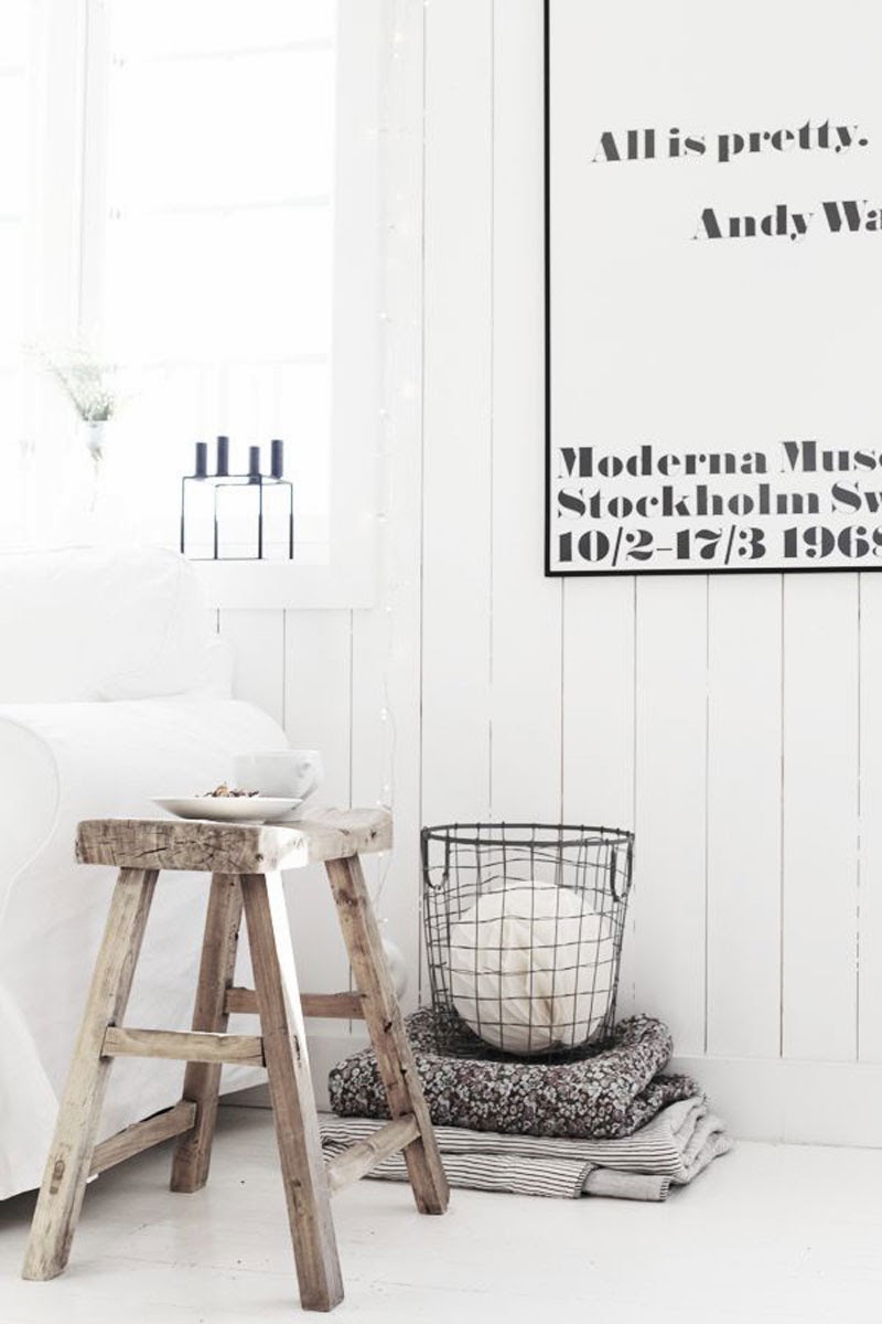 Ideas de cómo decorar con un taburete