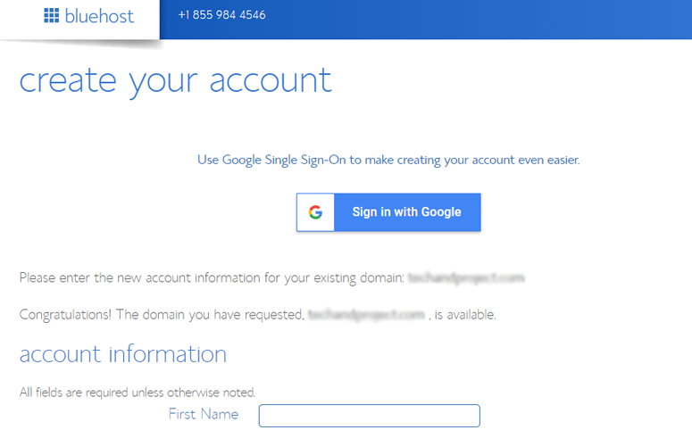 pembuatan akun bluehost pembuatan akun bluehost