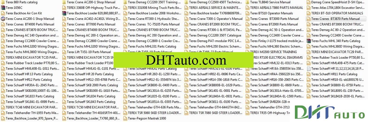 TEREX SHOP MANUAL FULL - Automotive Library