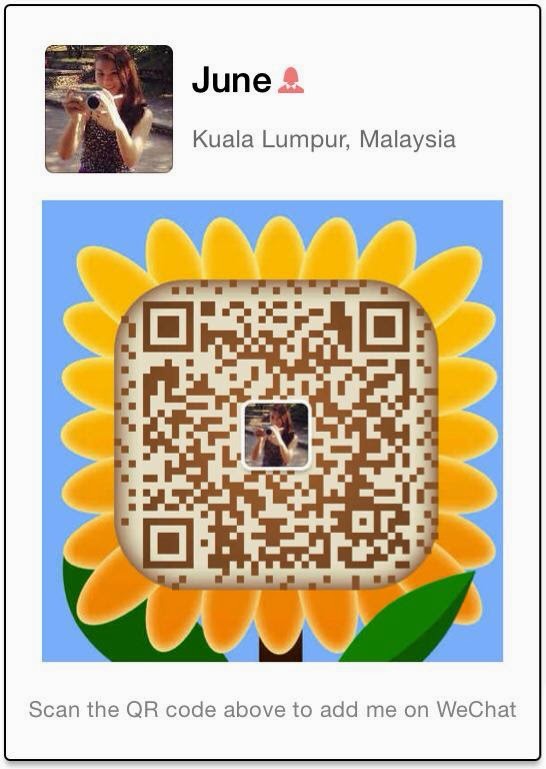Add me on wechat :)