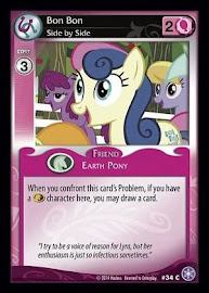 My Little Pony Bon Bon, Side by Side The Crystal Games CCG Card