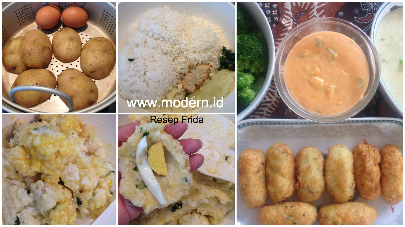 Resep Kroket Nasi Saus Keju Brokoli Modern Id