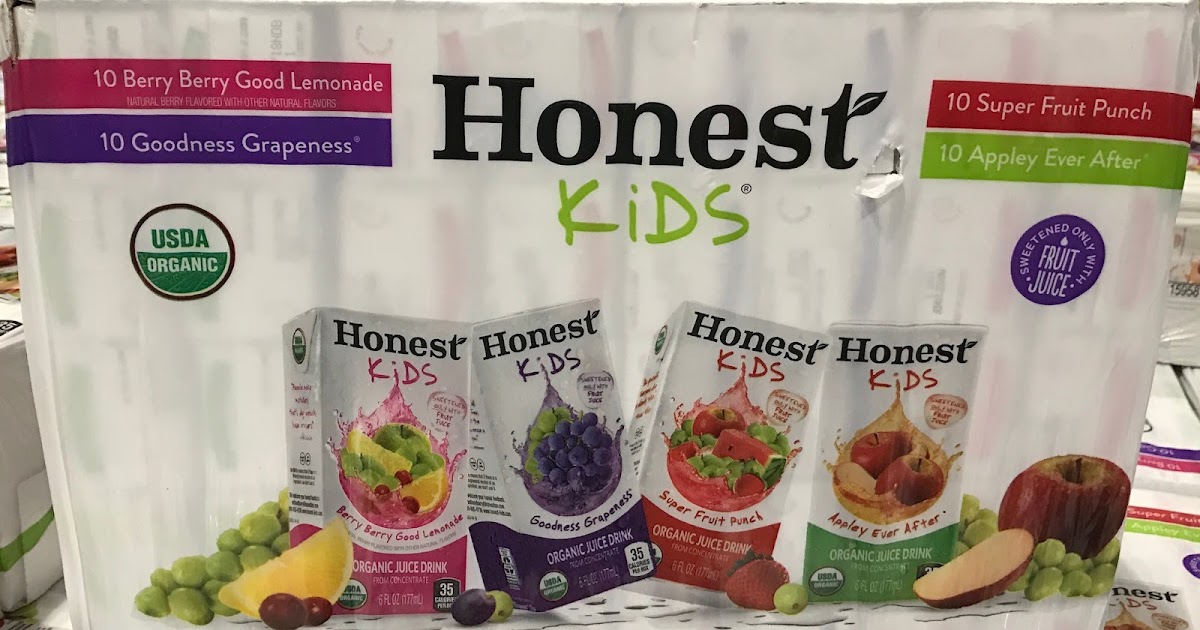 Honest Kids Organic Juice Drink 40 pack from Costco