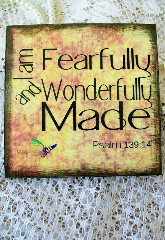 Christian artists street team on etsy sunday scripture psalm 139 13 14