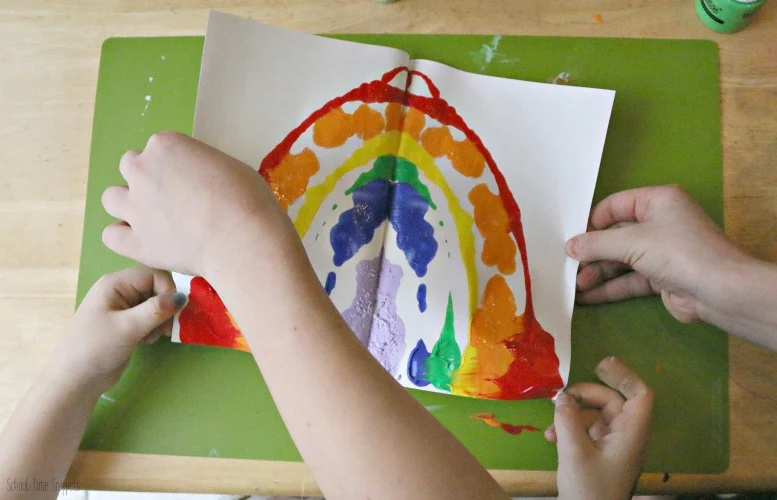 rainbow craft for preschoolers