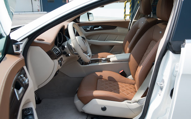 Ghế người lái và hành khách phía trước Mercedes CLS 500 4MATIC Ghế người lái và hành khách phía trước Mercedes CLS 500 4MATIC được thiết kế thể thao, mạnh mẽ.