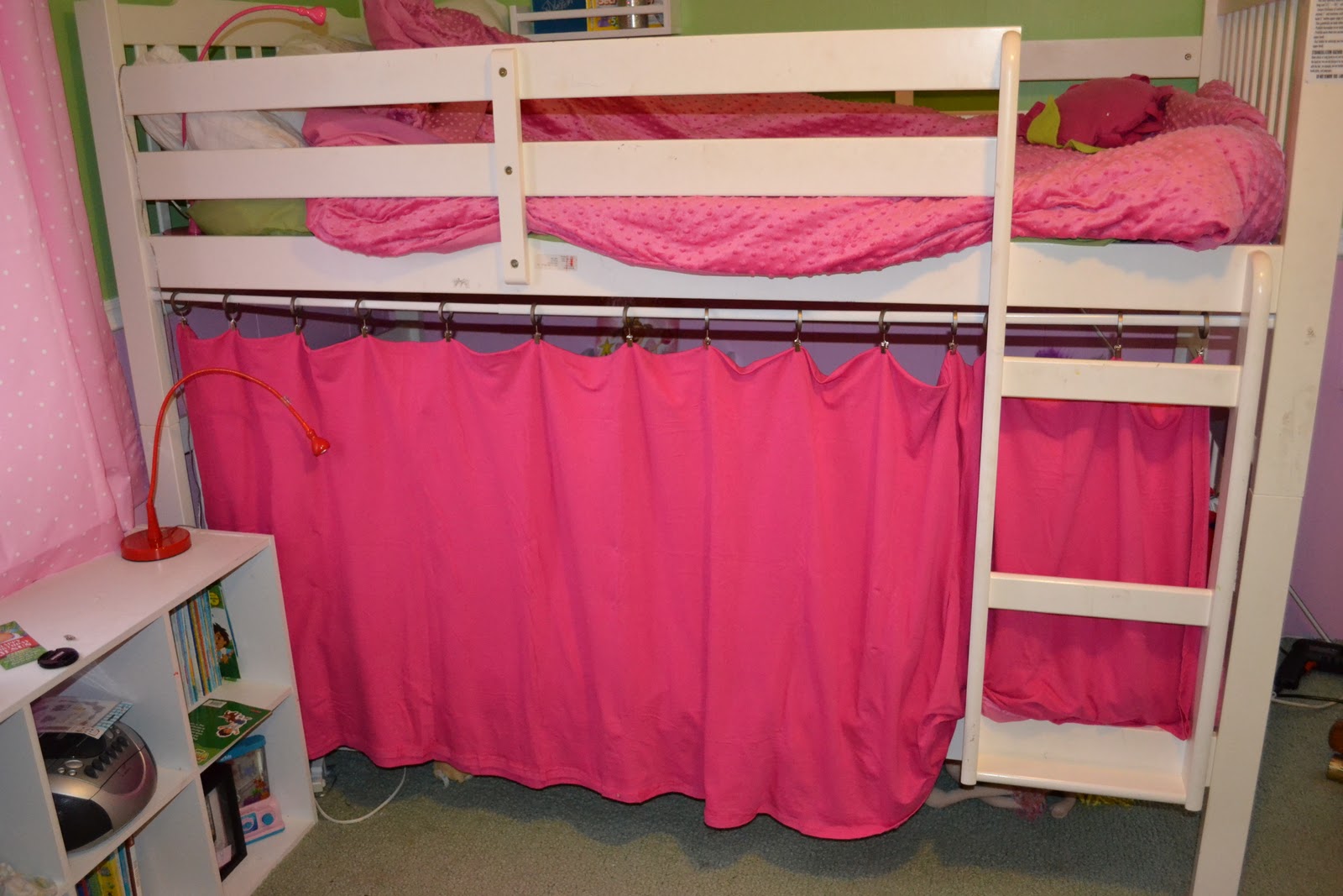 No Sew Bottom Bunk Fort, Curtain Set For Bunk Bed