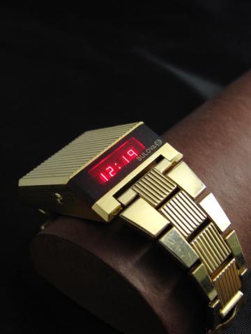 1976 bulova computron led watch