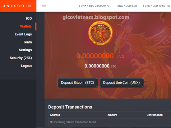 Deposit Bitcoin (BTC) mua unix Deposit Bitcoin (BTC) mua unix
