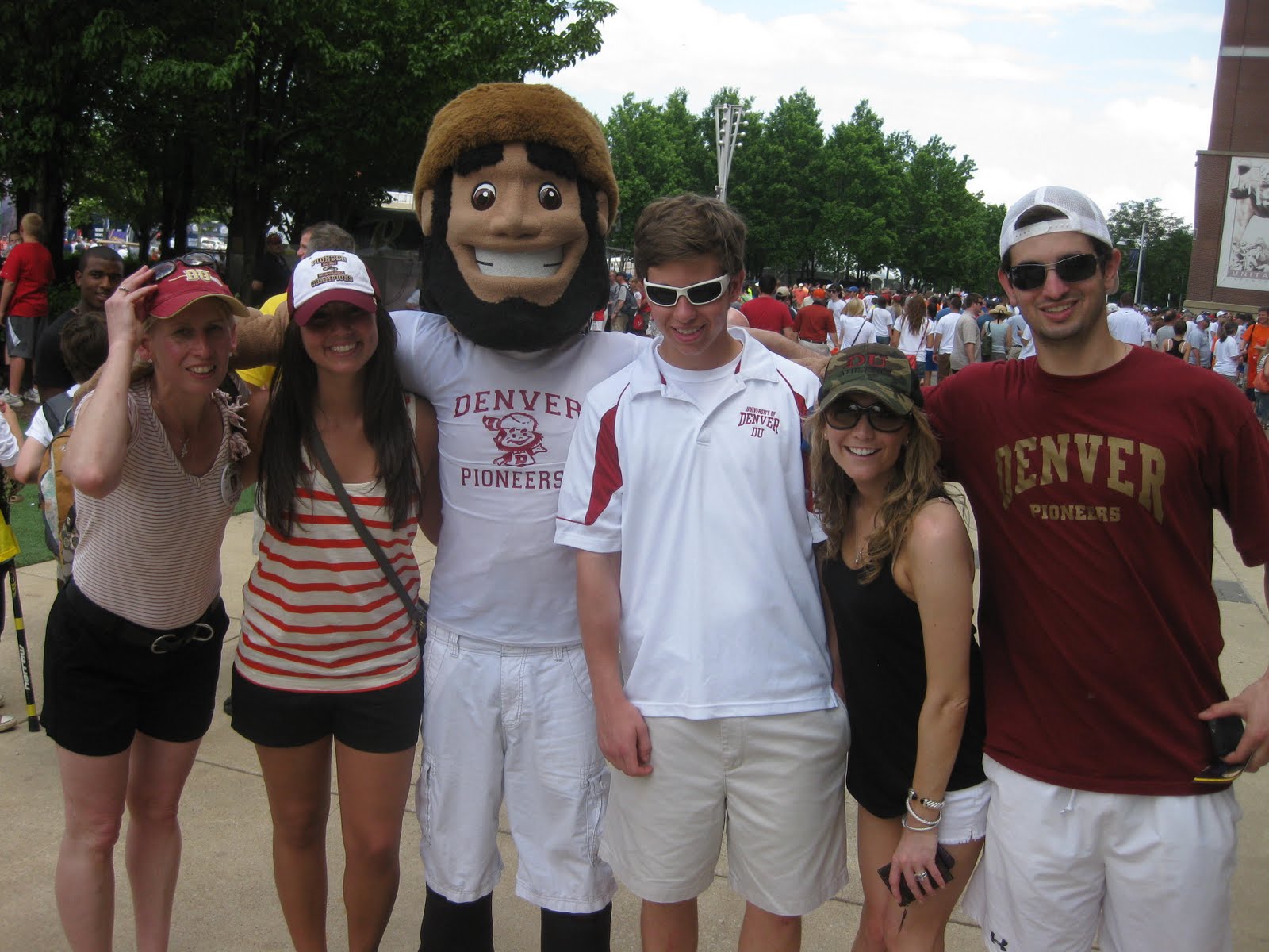 LetsGoDU Lacrosse Fans Meet Boone In Baltimore