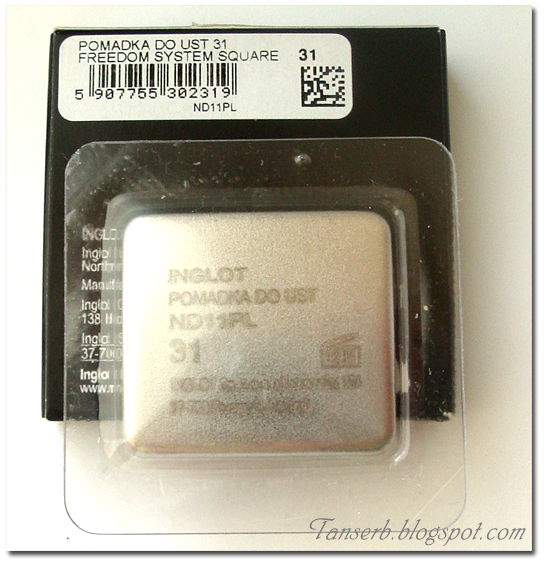 Помада в рефиле: Inglot Freedom System Lipstick round # 31