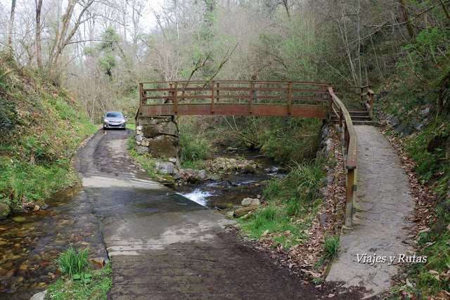 Pista al área del Chorrón, Piloña, Asturias