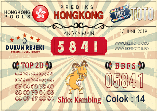 Prediksi Togel HONGKONG TIKETTOTO 15 JUNI 2019
