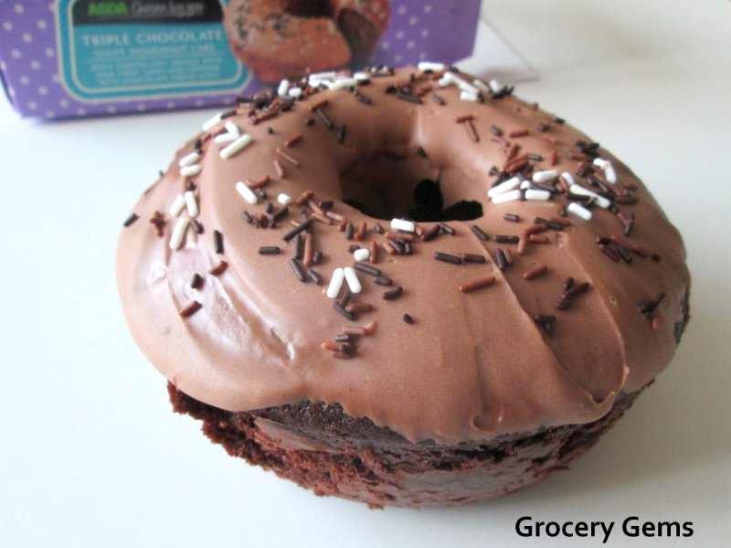 Grocery Gems Asda Triple Chocolate Giant Doughnut Cake