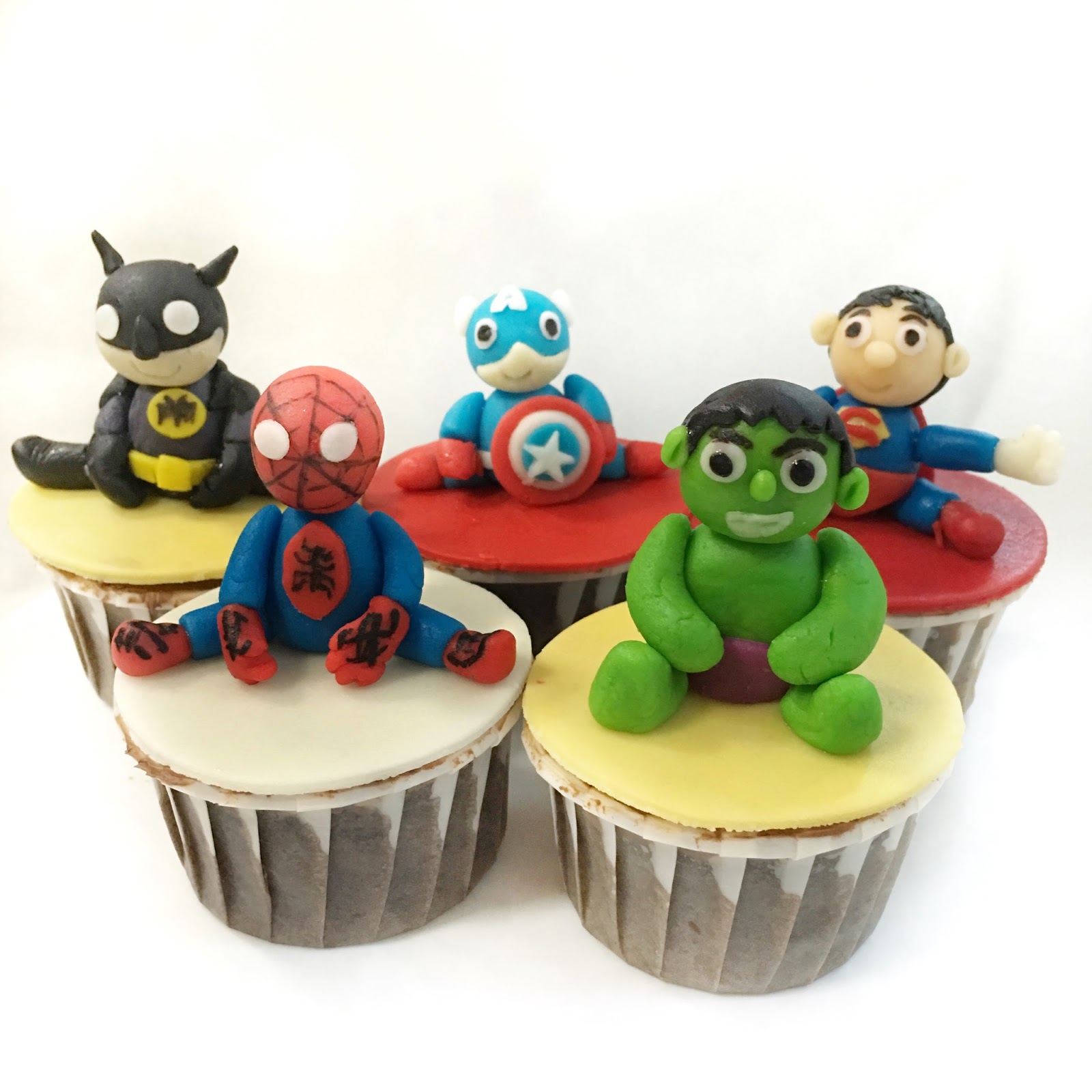 Superhero Cupcakes Sherbakes