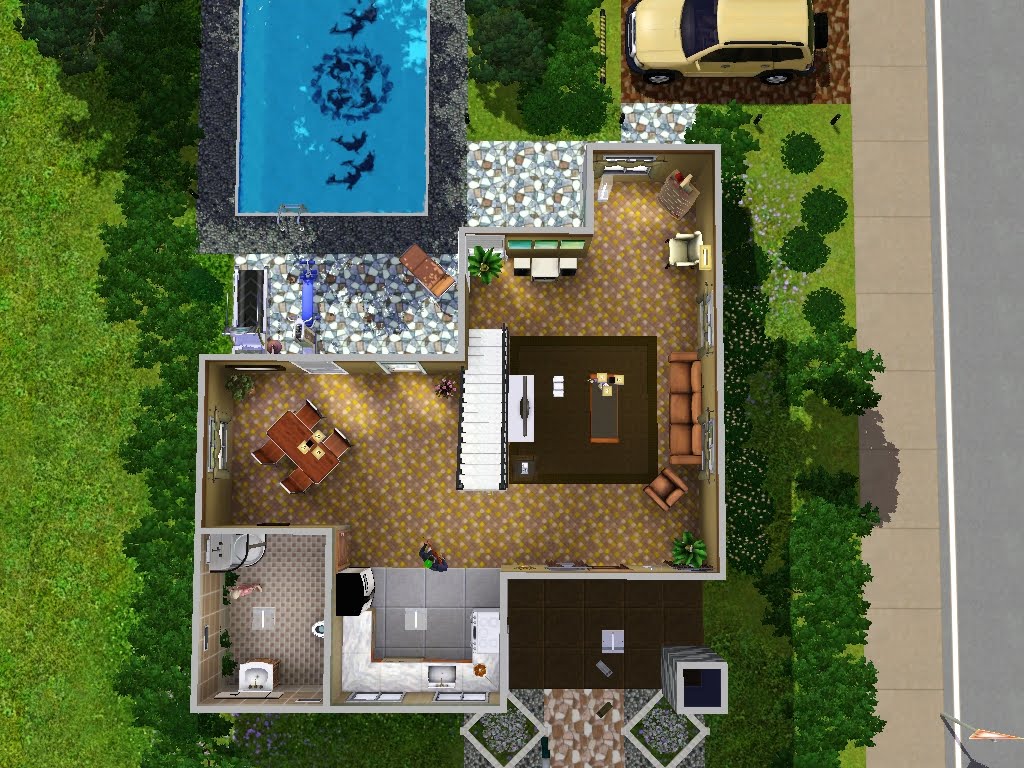 Desain Rumah Bagus The Sims 3 Gaol Dot