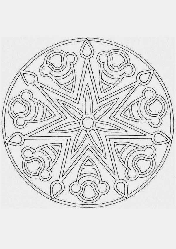 Coloring Pages: Basic Mandala Coloring Pages Free and Printable
