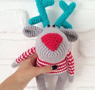 PATRON GRATIS RENO AMIGURUMI 34998