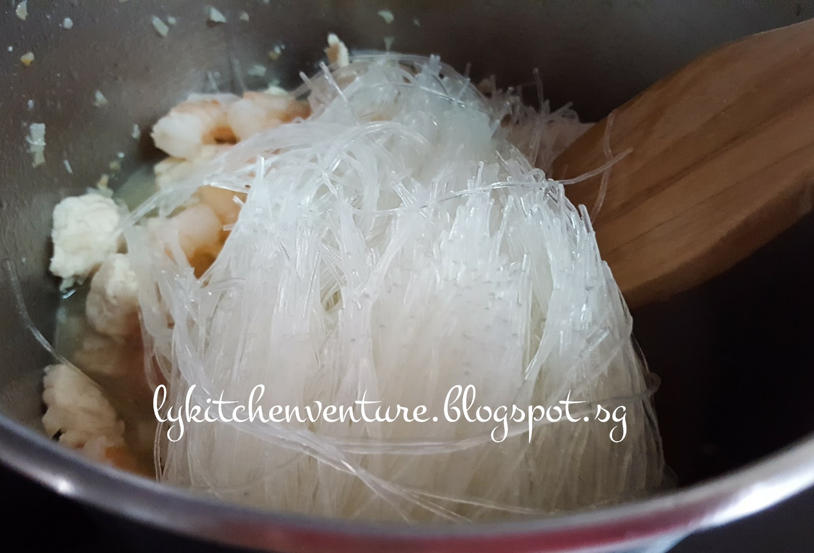 LY's Kitchen Ventures Fried Tang Hoon (Fried Glass Noodles)